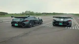 Koenigsegg Jesko Prototypes on track