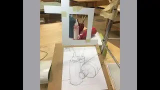 Still-Life Drawing Unit Final: Step 3: Contours (English/Spanish)