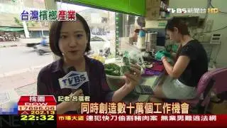 【TVBS】「綠金」檳榔年產值百億　創造數十萬工作機會