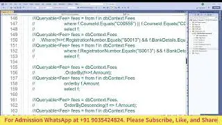 Entity Framework - .Net Core - Complete Tutorial - Fetch records - Session 1