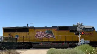 UP 9920 Stockton Turn Hauler North - Calaveras Bike Trail Private Railroad Crossing, Stockton CA