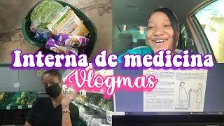 VLOGMAS 🎄 Última rotación del INTERNADO de MEDICINA, haciendo compra, estudiando ❄️❤️