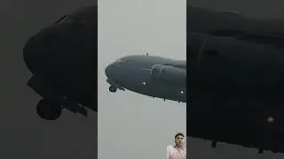 C17 mega take off: #shorts #youtubeshorts #airplan