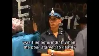 Democracy isn't built on demonstrators' bodies (2004)