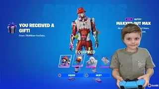 NEW EARLY Fortnite item Shop GIFTING My 9 Year Old Kid NIKE AIR MAX AIRPHORIA Skins & Starter Pack
