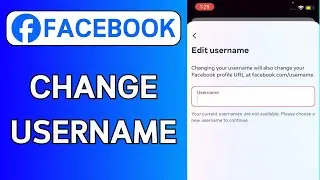 How To Change Username On Facebook App