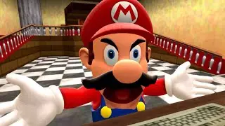 Mario Rages at Crash Bandicoot