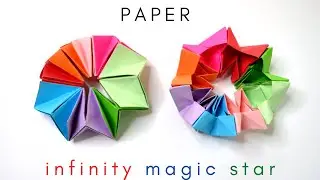 How to Make Origami Star | DIY Infinity Magic Paper Star