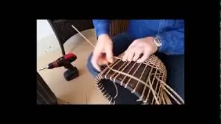 Кашпо из ротанга своими руками