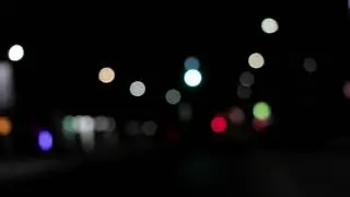 Bokeh Lights At Night - Free Stock Creative Commons Video