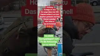 Achtung Diebstahl AfD Wahlplakate
