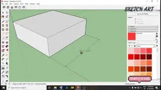 How To Create Dimension Line In SketchUp | In Tamil | Sketch Art