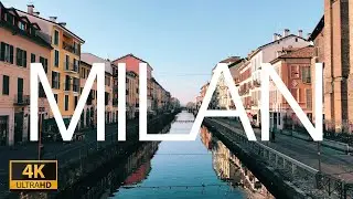 Explore Milan's Navigli District Antiques Market in Stunning 4K!