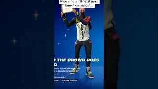 And The Crowd Goes Wild: last seen… #fortnite #gaming #viralvideo #fortnitebr #shorts