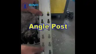 Angle post making machine key holes CANGZHOU BINO INTERNATIONAL