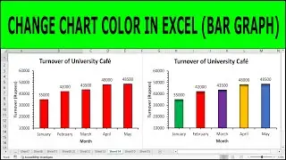 How to Change Chart Color in Excel (Bar graph or bar chart)