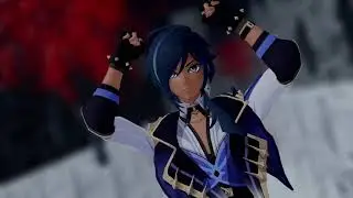 (MMD Genshin Impact) Super Psycho Love  (Kaeya)  Remake  (2K)
