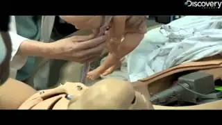 Pregnant Robot Trains Students