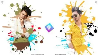 PicsArt Splash Effect Photo Editing || Riyaz Aly Photo Edit Ghaus Editz