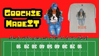 Football Game T-shirt Using Cricut and Canva