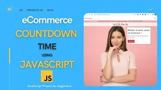 Build an eCommerce Countdown TIMER using HTML CSS and JavaScript