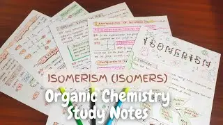Isomerism (Isomers) of Organic Chemistry Handwritten🖋️ Color Study Notes 📒 | Class 12 | JEE | NEET