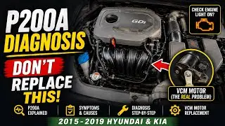 2015-2019 Hyundai Kia P200A check engine light diagnosis