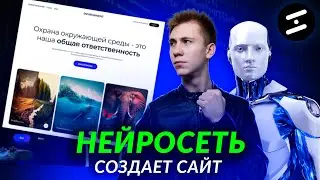 Нейросеть сделала сайт "Экология" / Делаем дизайн сайта / Midjourney ChatGPT