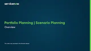Portfolio Planning | Scenario Planning