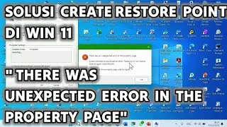 Solusi Restore Point Windows 11 