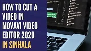 How to cut a video in movavi video editor 2020 - Sinhala