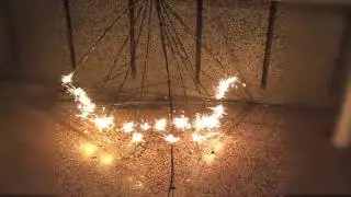 AMAZING Homemade Sparklers Pyramid - Chain Reaction ! FAST Motion