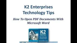 How To Open And Edit PDF Documents With Microsoft Word