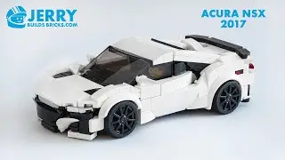Custom LEGO Acura NSX 2017 Instructions (MOC #137)