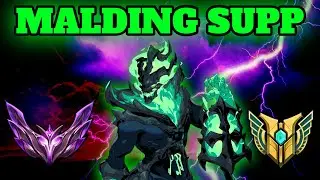 MALDING Support! - Master Thresh Gameplay vs Bard [FULL GAME]