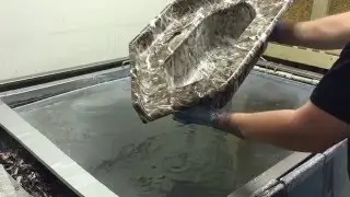 Aviation counter tops Hydro dipped in stone!