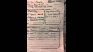 User interface high level paper prototype