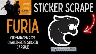 FURIA Copenhagen 2024 Sticker Scrape 