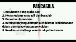 Membacakan Teks Pancasila | belajar adalah hingga wafat mengenal cinta sebahagian dari ke-imanan