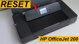 HP OfficeJet 200 Printer Reset To Factory Default !