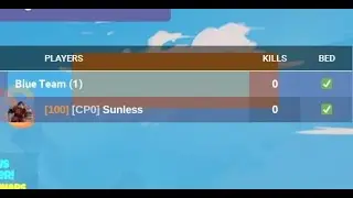 Beating a Roblox Bedwars Level 100 Player