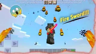 How To Make Fire Sword In Minecraft 🔥😱