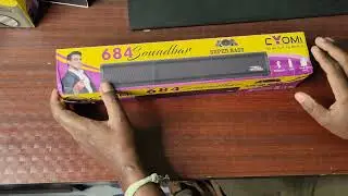 Cyomi 684 Bluetooth speaker Unboxing