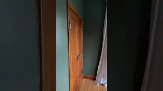 Dark And Moody Green Bedroom Makeover with Wood Trim + Doors!