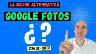 La MEJOR ALTERNATIVA a GOOGLE FOTOS ✅ - GRATIS - 1024 GB! 🔥