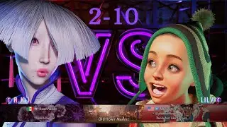 SF6 - FT10 - AwashParasite (A.K.I.) Vs Mike Vega (Lily)