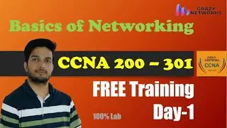 Basics of Networking in Hindi | CCNA 200-301 Complete Course in Hindi/Urdu || Crazy Networks ||