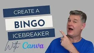 Easily Create a BINGO Icebreaker Using Canva | FREE Download!