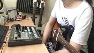 Pale Waves - Television Romance - KORG Electribe EM-1 + Guitar Cover #groovebox #drummachine