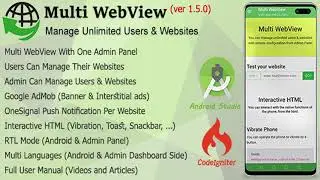Multi WebView + Admin Panel | Codecanyon Scripts and Snippets